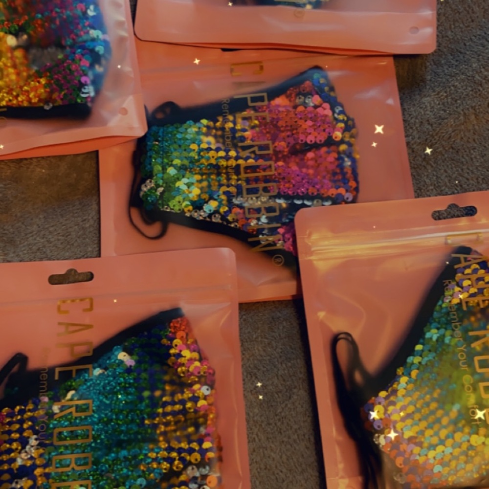 Cape Robbin Sequins Mask